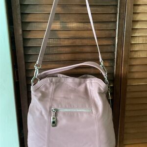 B. Makowsky Rose Hudson Hobo Leather Shoulder Bag, NWT